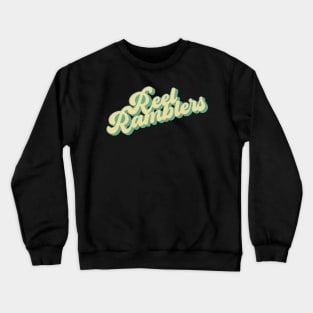 Reel Ramblers Green & Yellow Distressed Logo Crewneck Sweatshirt